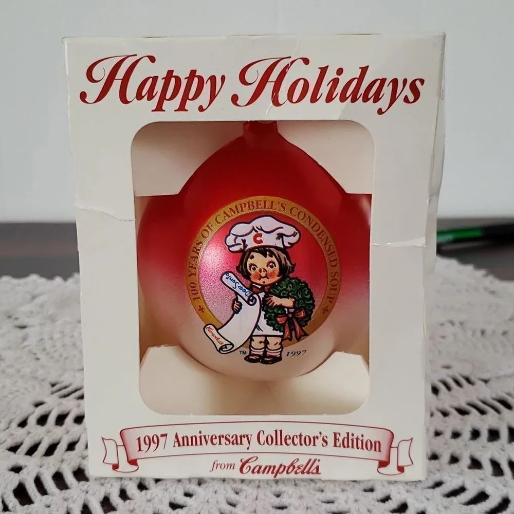 Vintage 1997 Campbell Kids 100th Anniversary Collector's Edition Ornament